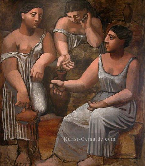 Trois femmes a la fontaine 1921 kubist Pablo Picasso Ölgemälde